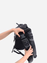 PACK-1-M-C leather backpack (for 14inch pc) カツユキコダマのアイコニックなレザーバックパックMサイズ