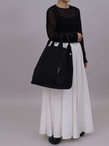 WHEELIE&CO. 収納力大の軽量トートバッグ BLACK