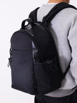 WHEELIE&CO. 旅と日常のお供に。力強い鎧布ナイロンバックパック_BLACK