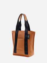 ON/OFF 対応 優秀なレザートートバッグ (縦型) CAMEL