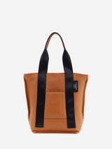 ON/OFF 対応 優秀なレザートートバッグ (縦型) CAMEL