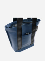 ON/OFF 対応 優秀なレザートートバッグ (縦型) NAVY