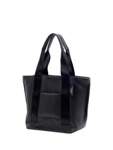 ON/OFF 対応 優秀なレザートートバッグ (横型) BLACK