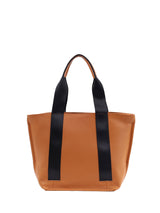 ON/OFF 対応 優秀なレザートートバッグ (横型) CAMEL