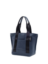 ON/OFF 対応 優秀なレザートートバッグ (横型) NAVY