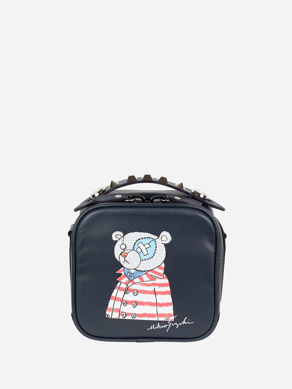 レザーショルダーバッグ ONEMADEペインティングバッグ