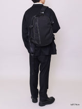 PACK-5-NYLON (for 14inch pc) 雨の日でも安心。間口が広く物の出し入れが楽で洋服とのコーディネートが楽しい カツユキコダマのナイロンバックパック