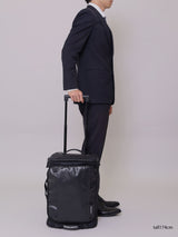 WHEELIE&CO. 旅のお供に強靭なナイロン鎧布の軽量ソフトスーツケース_BLACK