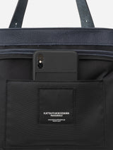 蛇革のミニトートバッグ  カツユキコダマ オリジナルシルバー釦使用