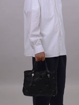 ミニレザートートバッグ  限定製作のキルティング×スタッズ