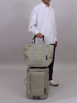 WHEELIE&CO. 収納力大の軽量トートバッグ_GREIGE