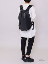 PACK-6-leather backpack (for 14inch pc) ビジネスバッグにお薦め。スーツに合わせ易いカツユキコダマのバックパック