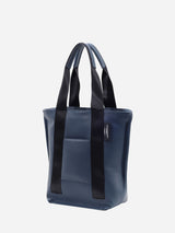 ON/OFF 対応 優秀なレザートートバッグ (縦型) NAVY