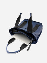 ON/OFF 対応 優秀なレザートートバッグ (縦型) NAVY