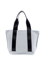 ON/OFF 対応 優秀なレザートートバッグ (横型) MIST BLUE