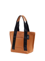 ON/OFF 対応 優秀なレザートートバッグ (横型) CAMEL