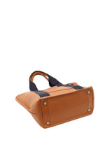 ON/OFF 対応 優秀なレザートートバッグ (横型) CAMEL