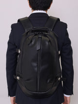 PACK-1 leather backpack (for 16inch pc)カツユキコダマのアイコニック レザーバックパック