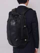 PACK-1 leather backpack (for 16inch pc)カツユキコダマのアイコニック レザーバックパック