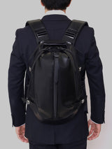PACK-1-M-C leather backpack (for 14inch pc) カツユキコダマのアイコニックなレザーバックパックMサイズ