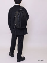 PACK-5 leather backpack (for 14inch pc) スタイリングがキマるカツユキコダマのレザーバックパック
