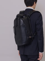 PACK-6-leather backpack (for 14inch pc) ビジネスバッグにお薦め。スーツに合わせ易いカツユキコダマのバックパック