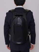 PACK-6-leather backpack (for 14inch pc) ビジネスバッグにお薦め。スーツに合わせ易いカツユキコダマのバックパック