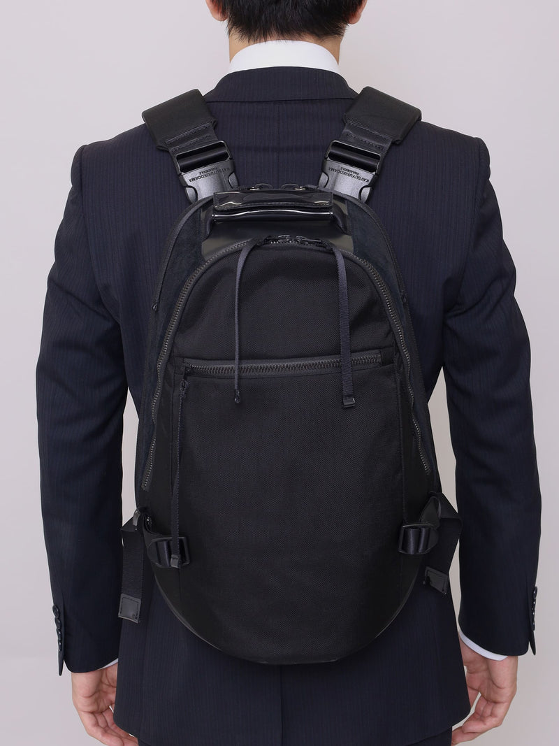 PACK-6 nylon backpack (for 14inch pc) 雨の日でも安心。ビジネスシーンに合わせ易いカツユキコダマのナイロンバックパック