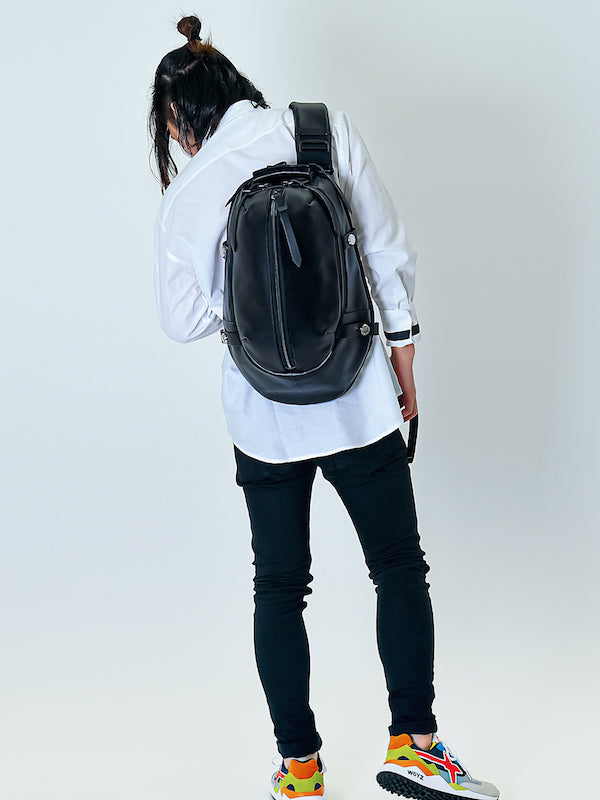 PACK-1-M-C leather backpack (for 14inch pc) カツユキコダマのアイ