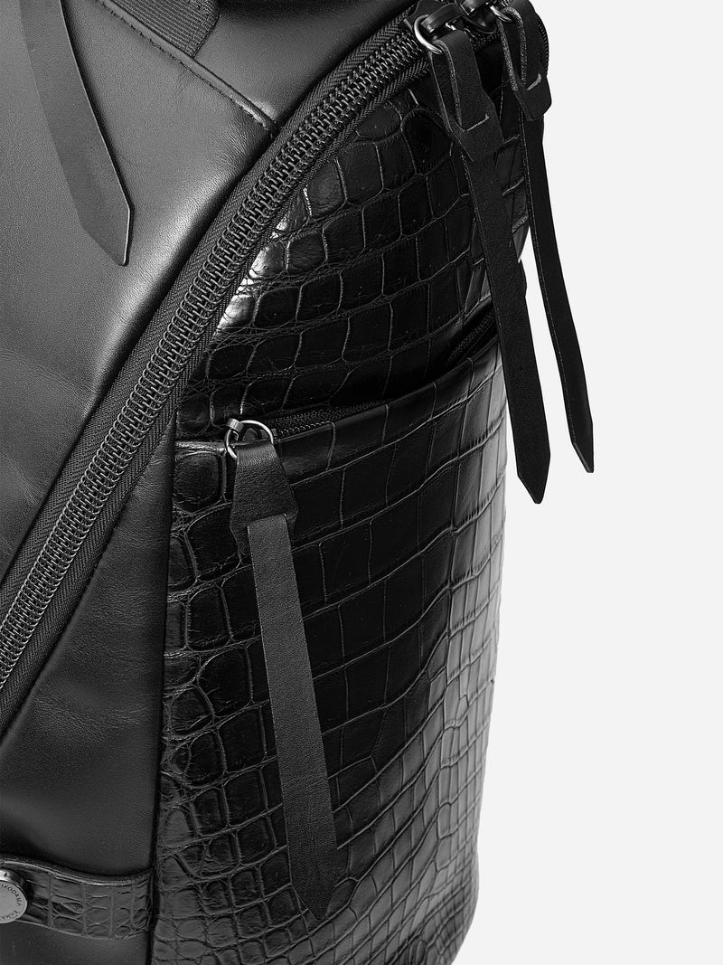 PACK-6 crocodile backpack (for 14inch pc) 革の王様 クロコダイル カツユキコダマのレザーバックパック